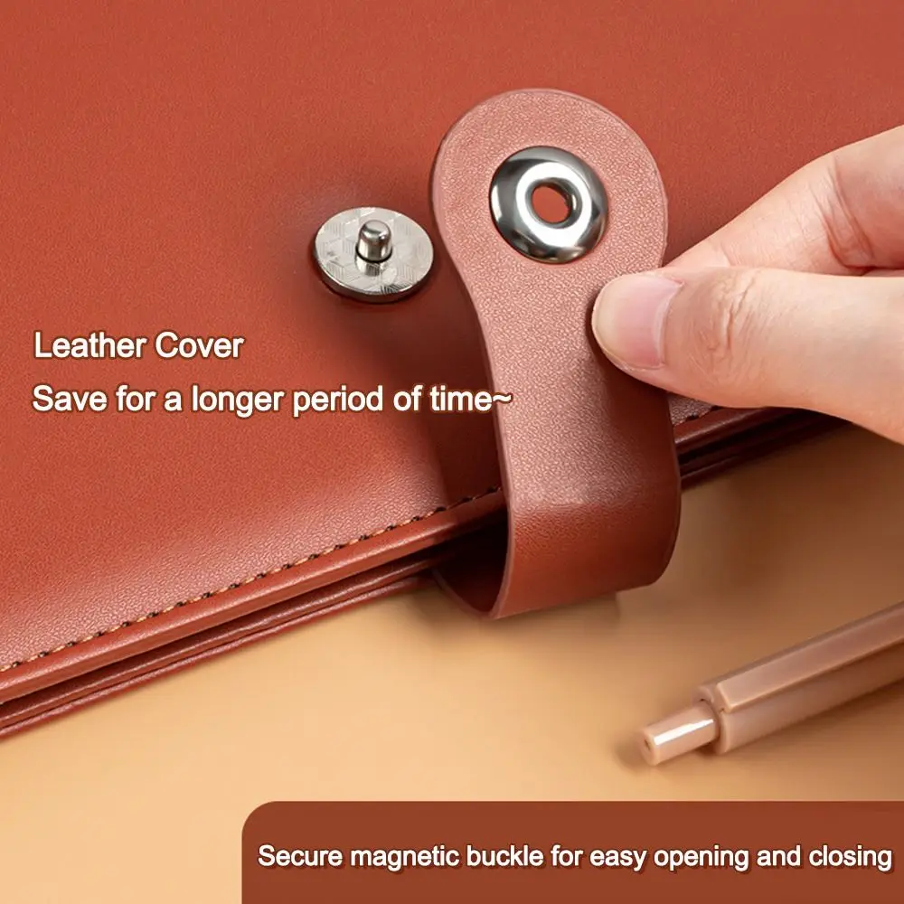 Save Money 100 Days Envelope Challenge Binder PU Large Capacity Couple Saving Money Notebook Reusable Waterproof