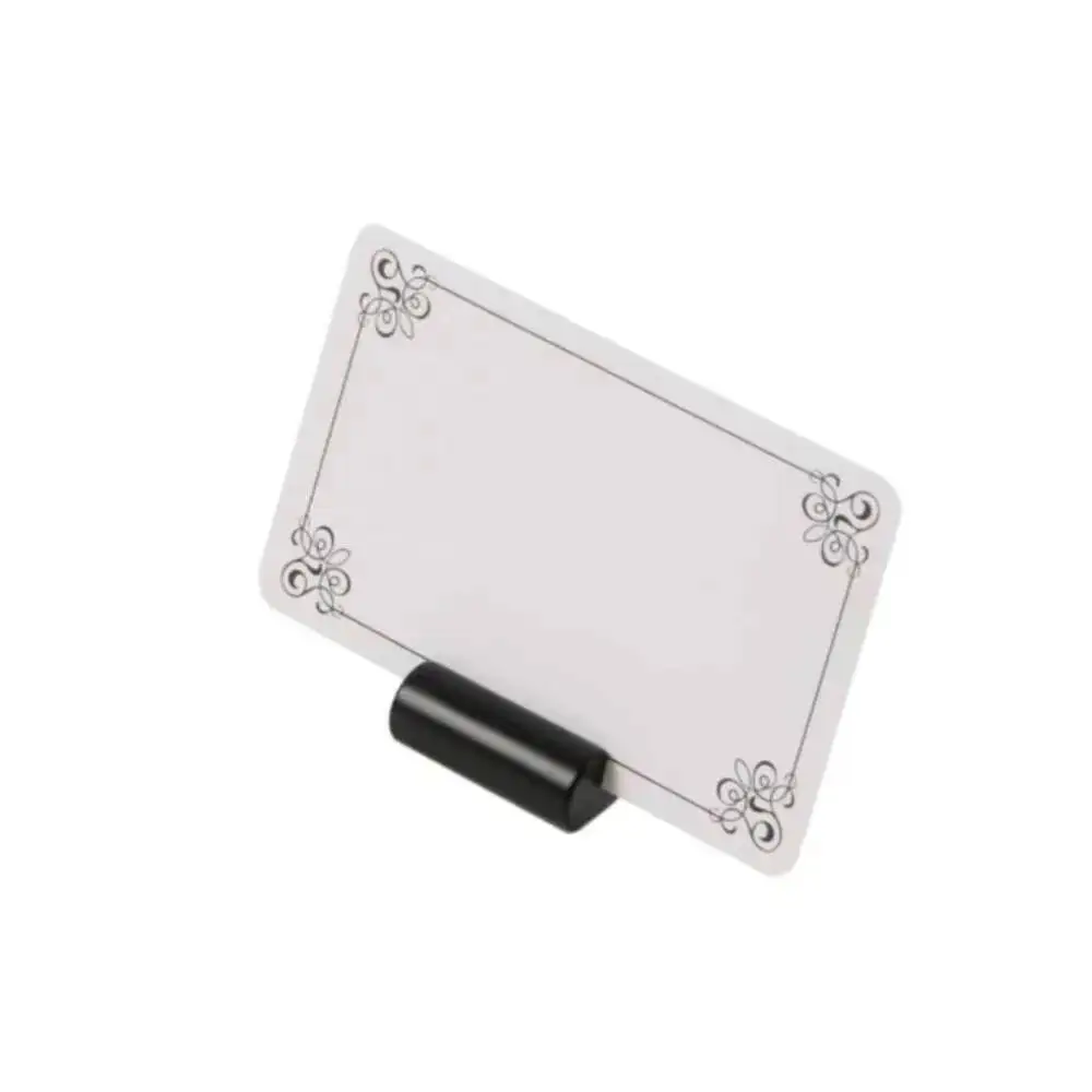 10 pcs Metal Price Tag Label Clip Table Top Number Snap Food Name Card Sign Holder For Retailing Store Supermarket