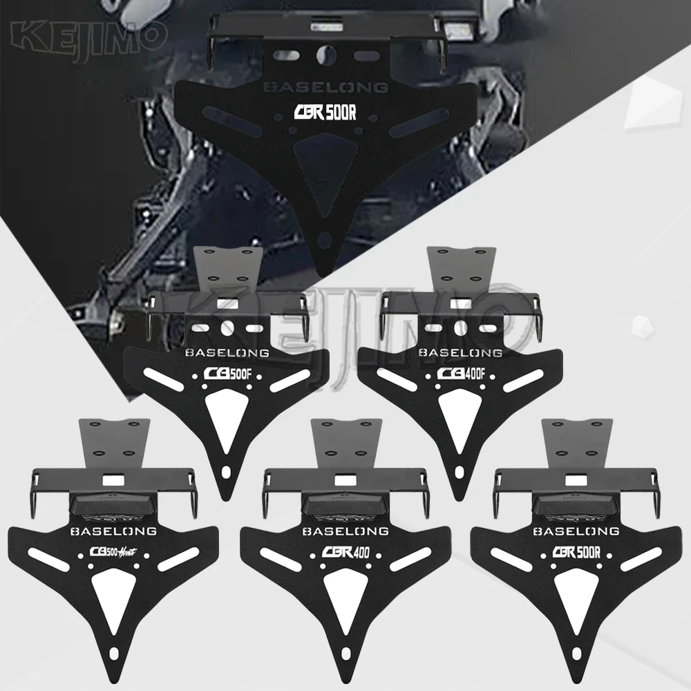 

FOR HONDA CB500 Hornet 2024-2026 License Plate Holder Bracket Rear Tail Tidy Fender Eliminator Kit CBR500R CB400F CBR400R 22-26