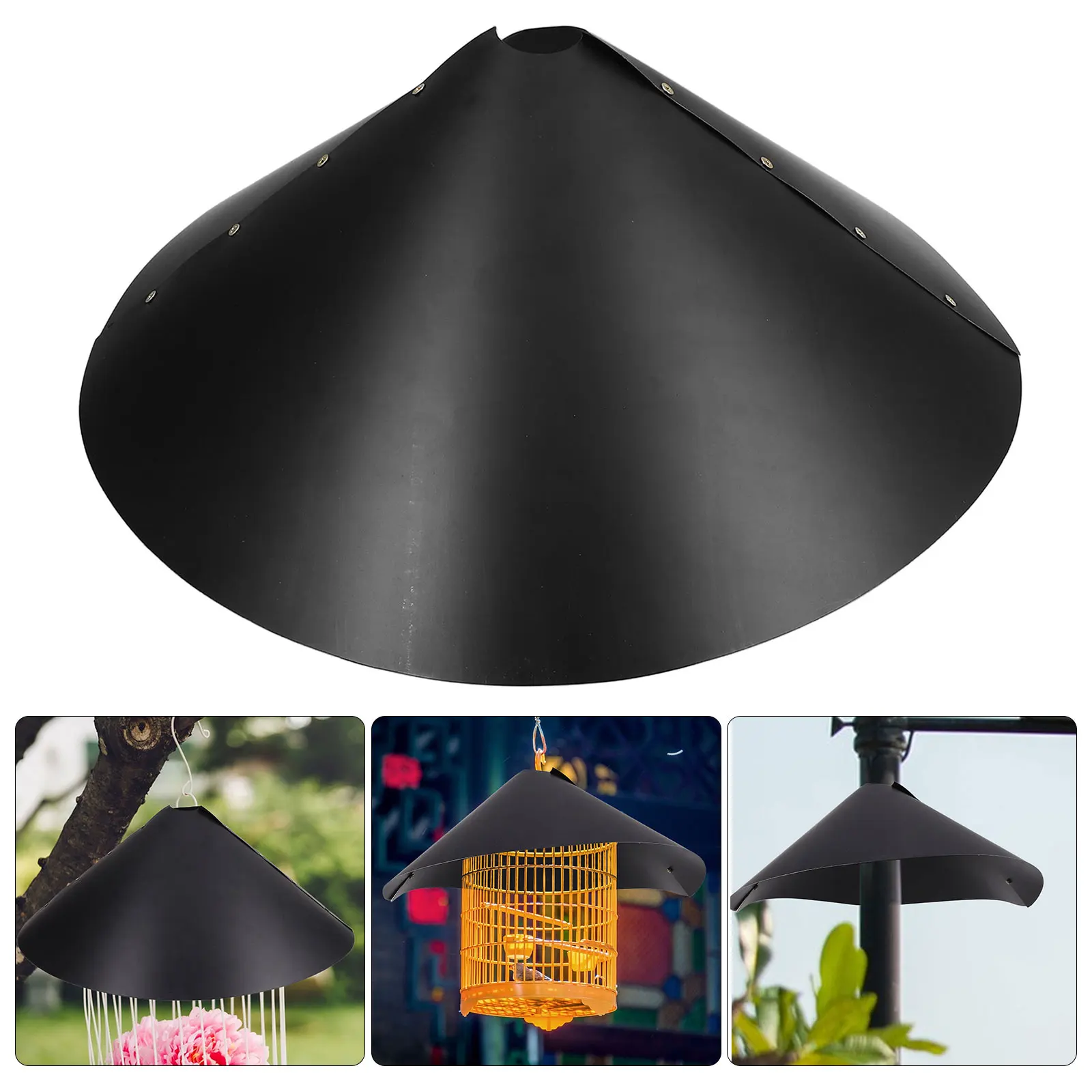 

Squirrel Baffle For Bird Feeder Pole Outdoor Guard Stopper Durable Birdhouse Accessory Easy Install Plastic Baffle Outdoor Bird