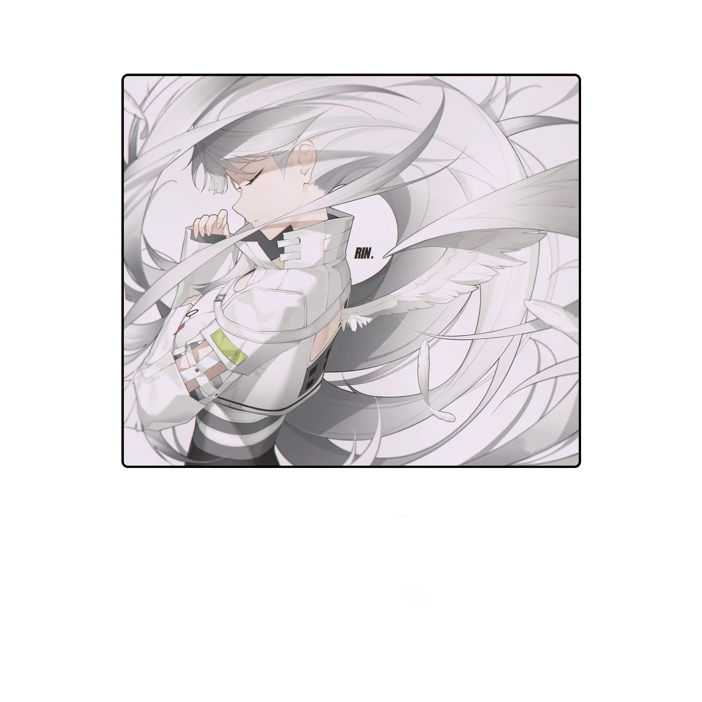 Esports Gaming Anime Girl Photovoltaic Glass Mouse Pad Tempered Upgrade Smooth FPS Game & Office Specific Pc Laptop Desk Mat