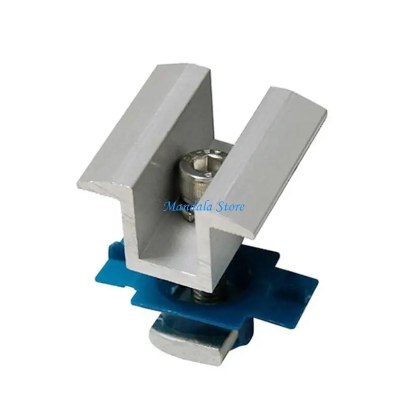 U2JC 10Pcs Solar Panel Mounting Bracket Clamp Photovoltaic Support Accessories