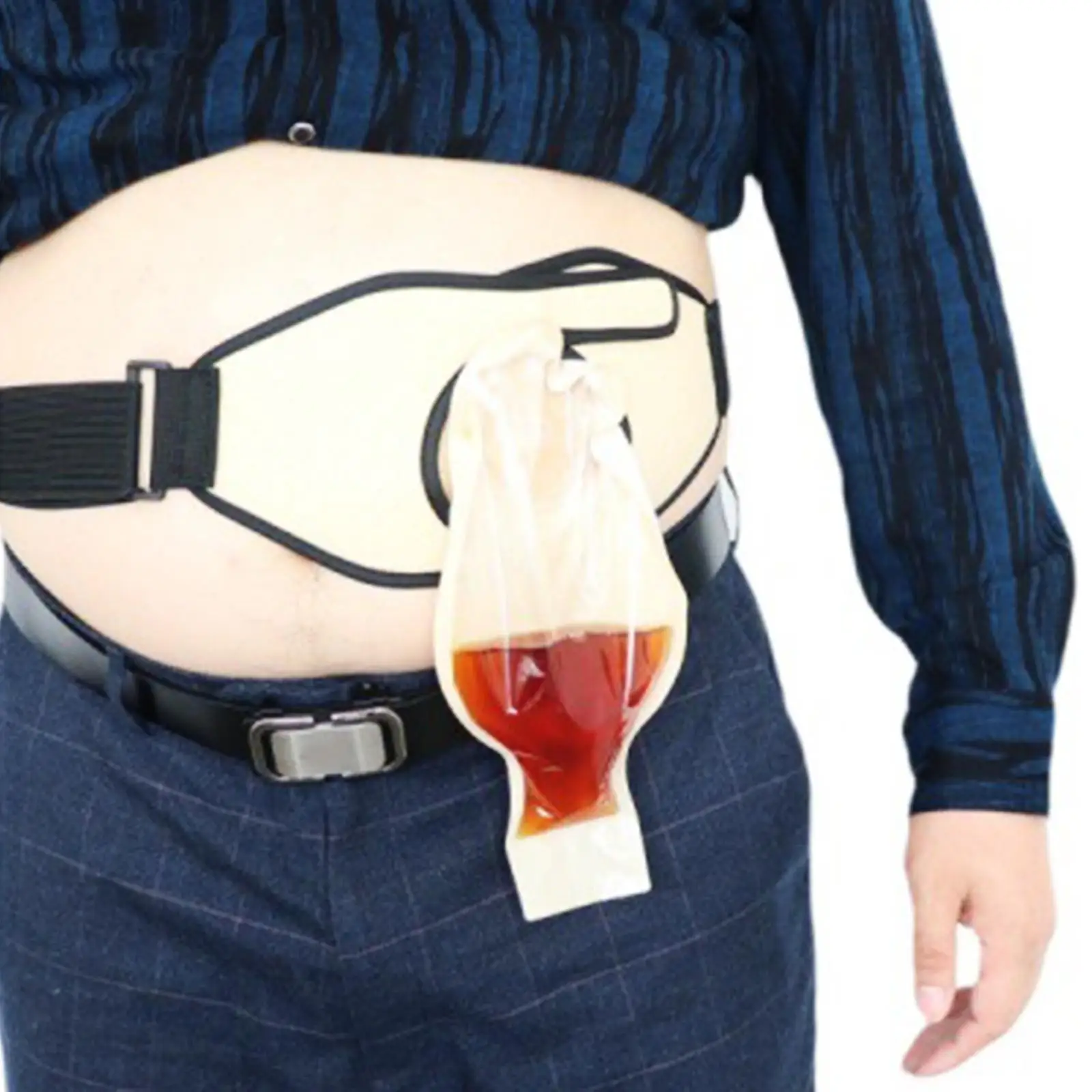 Colostomy Bag Cover Mesh Protector Ostomy Wrap Belt Adjustable Pouch for Ileostomy Stoma Supplies for Adults