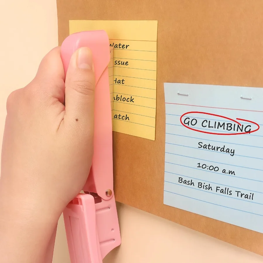 Степлер Офисный степлер Степлер для стола Розовый