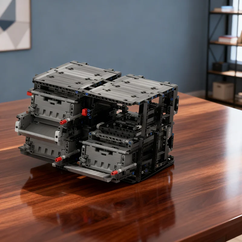 

Набор MOC из 2478 деталей: Технический конструктор с 4 большими элементами, модель для сборки, креативный подарок, декор для демонстрации, премиум-класс для взрослых