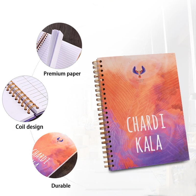 A5 Spiral Notebook Diary Custom Design DIY Gift Customized Logo Cover A4 Printing Service