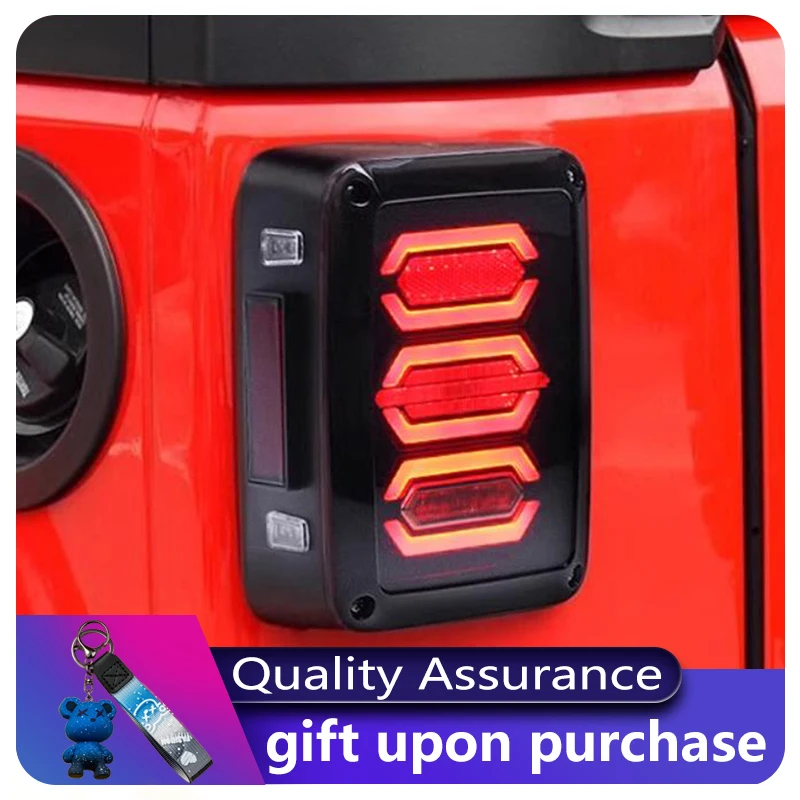 المصابيح الخلفية للسيارات لسيارة جيب رانجلر JK 2007-2017 ضوء خلفي DRL لمبة خلفية بدوره إشارة LED لمبات جديدة تعديل الفرامل اكسسوارات السيارات