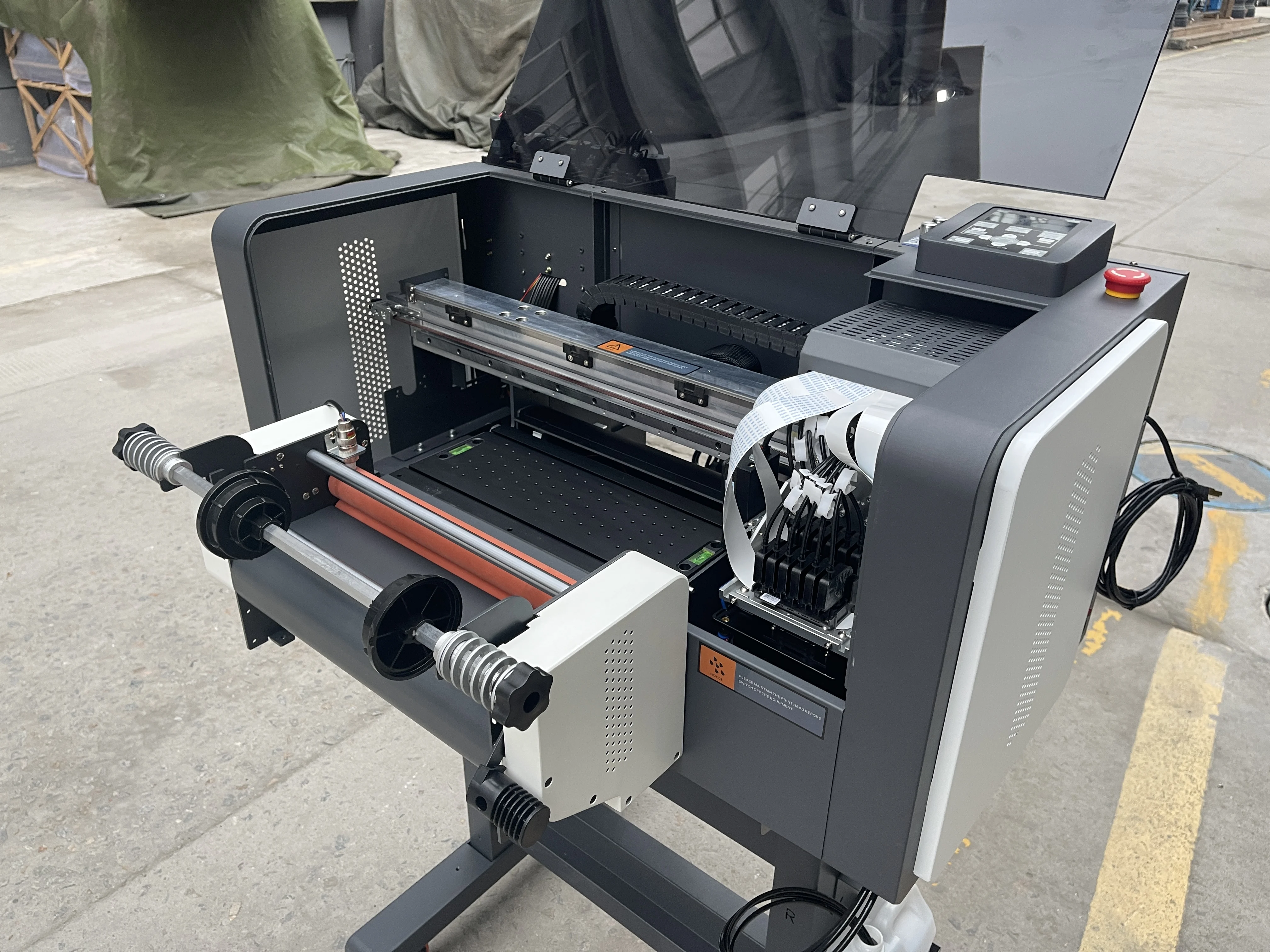 Printer Uv Dtf A3 30Cm 2-3 XP600/i3200 CMYK W dan Mesin Cetak UV DTF Label Pernis