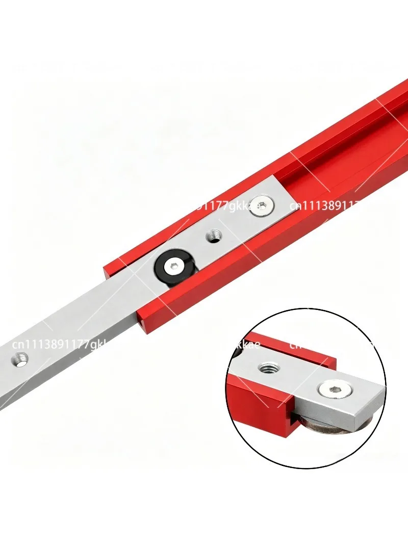 2pcs Aluminium Alloy T-tracks T Track Miter Bar Slider Miter Bar Jig and Fixture Bar Slider Table Saw Gauge Rod Woodworking Tool