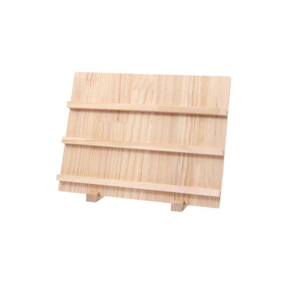 

3/4/5 Layer Wooden Nail Art Stand Multi-functional Large-capacity Manicure Products Showing Shelf Space Saving Smooth