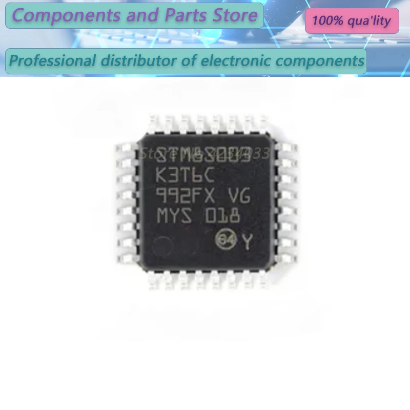 1PCS STM8S003K3T6C STM8S103K3T6C STM8S10SK4T6C STM8S903K3T6C STM8S003K3T TM8S103K  QFP32  New Original Stock