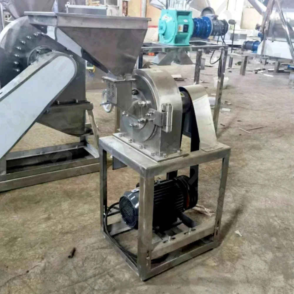 Stainless Steel Grain Grinder Mill Grain Coffee Feed Corn  Powder Making Machine Wheat Grain Wheat Flour Milling Machine