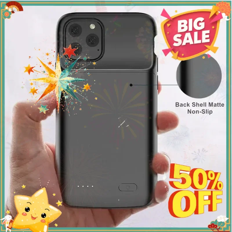 SWZY 10000mAh Battery Charger Cases  for IPhone 11 11 Pro Max Powerbank Cover Power Case for IPhone 11Pro 11 Pro Battery Charger