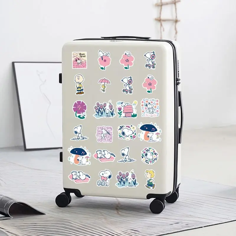 100 Stück Cartoon Animation Snoopy Graffiti-Aufkleber Dekoration DIY Spielzeug für Handy Flasche Reisetasche Ästhetische Aufkleber Party-Geschenk – Detail 7