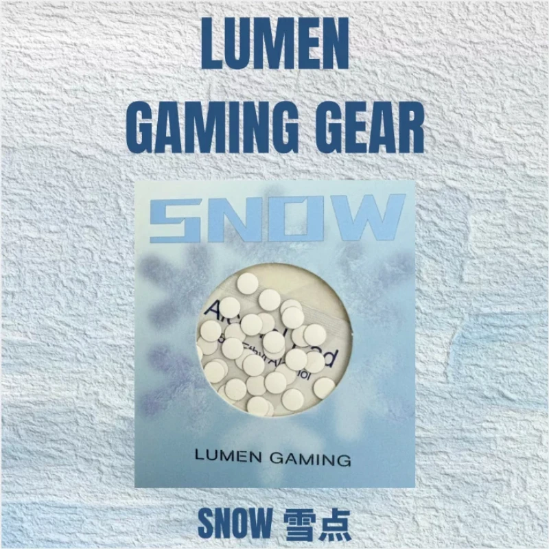 Lumen Snow Small Dot Mouse Foot Sticker Customization PTFE Smooth Texture Glass Mouse Pad Foot Sticker Game Mouse Accessories