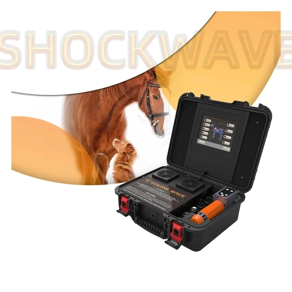 Shock wave veterinary treat equine shockwave therapy device Veterinary use shockwave for horse with 7 transmitters