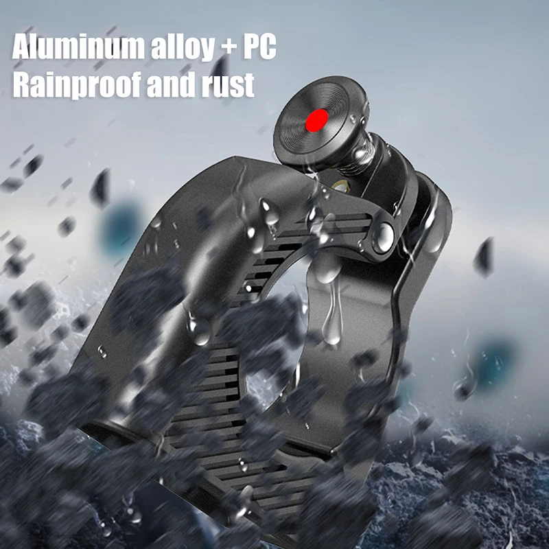 جرس دراجة قوي من سبائك الألومنيوم - ديسيبل عالي، قطعة واحدة من ملحقات مقود الدراجة الجبلية والطرق #3