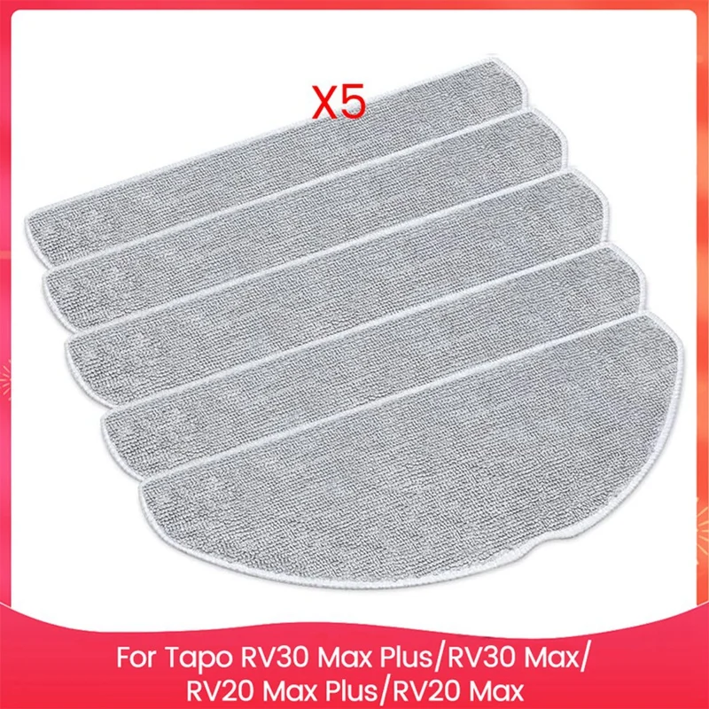 

Washable Mop Cloth For Tapo RV30 Max Plus, RV30 Max, RV20 Max Plus, RV20 Max Robot Vacuum Cleaner Parts