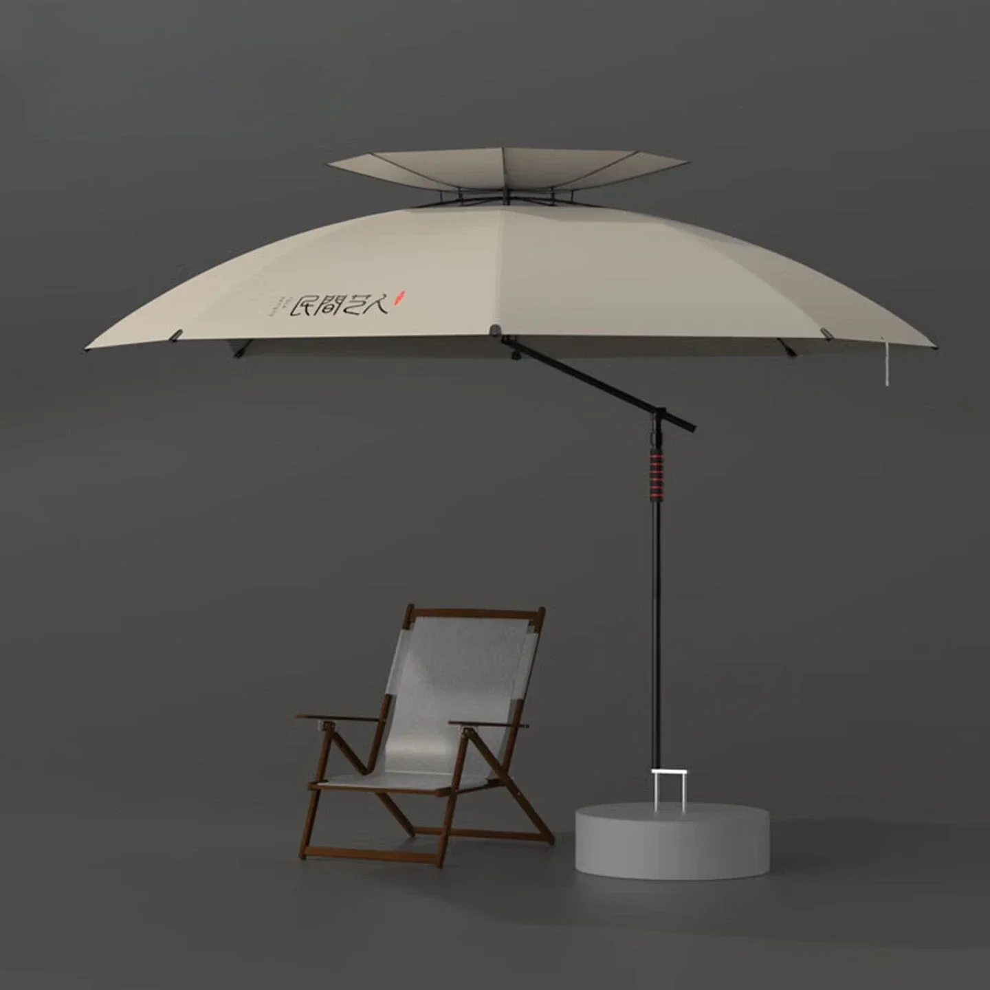 Fishing Umbrella Ground Insert Cane Pole Adjustable Sun Shade Wind Resistant Shelter for Bank Lake Outdoor Angling Use 낚시 우산