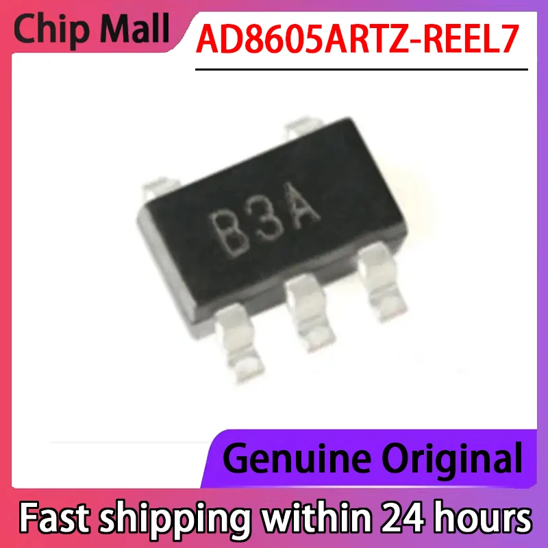 1PCS Original Genuine AD8605ARTZ-REEL7 SOT-23-5 CMOS Rail To Rail Operational Amplifier Chip