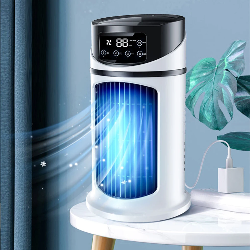 

Портативный мини-кондиционер, USB настольный вентилятор, вентилятор водяного охлаждения, кондиционер, охладитель воздуха для офиса, мобильный кондиционер