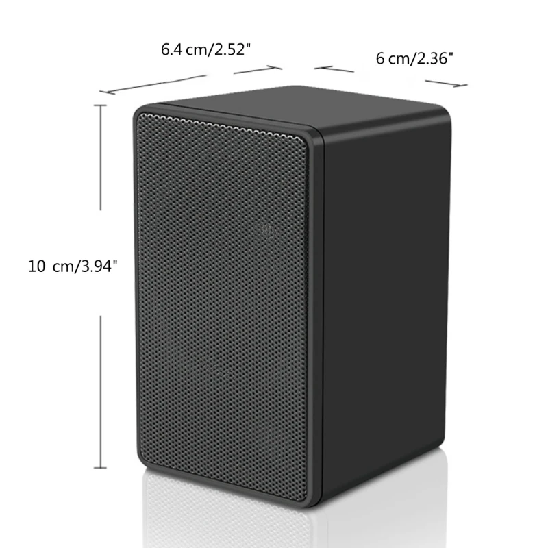 Poderoso notebook USB 3,5 mm alto-falante estéreo com fios frequência total alto-falante laptops subwoofer