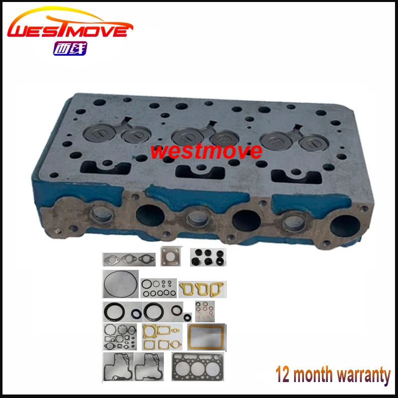 complete cylinder head assembly assy for KUBOTA engine : D950 with full gasket