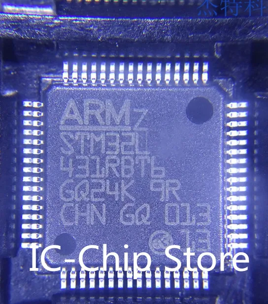 STM32L431RBT6 الأصلي LQFP64 ، جديد ، 1: إلى 50 في اللوت