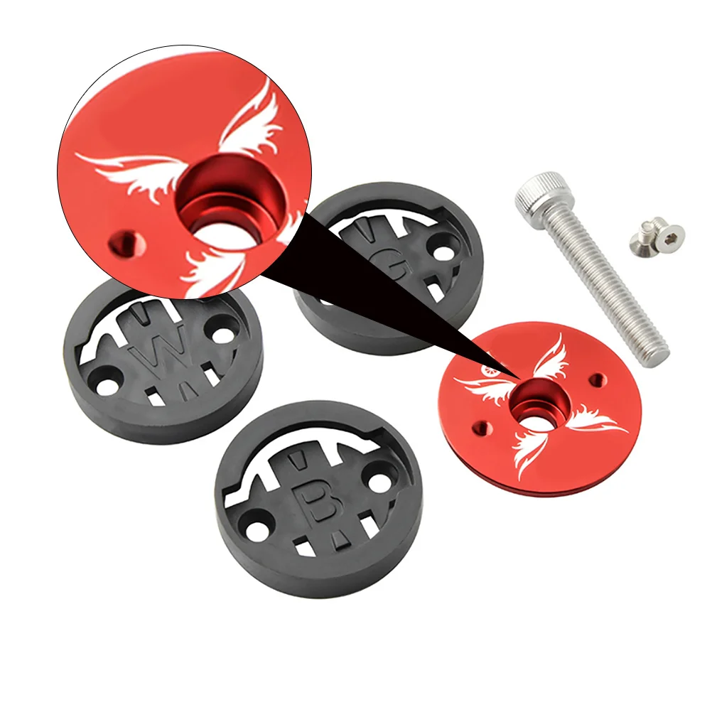 

Bike Computer Mount Stem Cap For Mountain Bike Lightweight Stopwatch Holder Compatible With Mtb Handlebar Headset Cycling