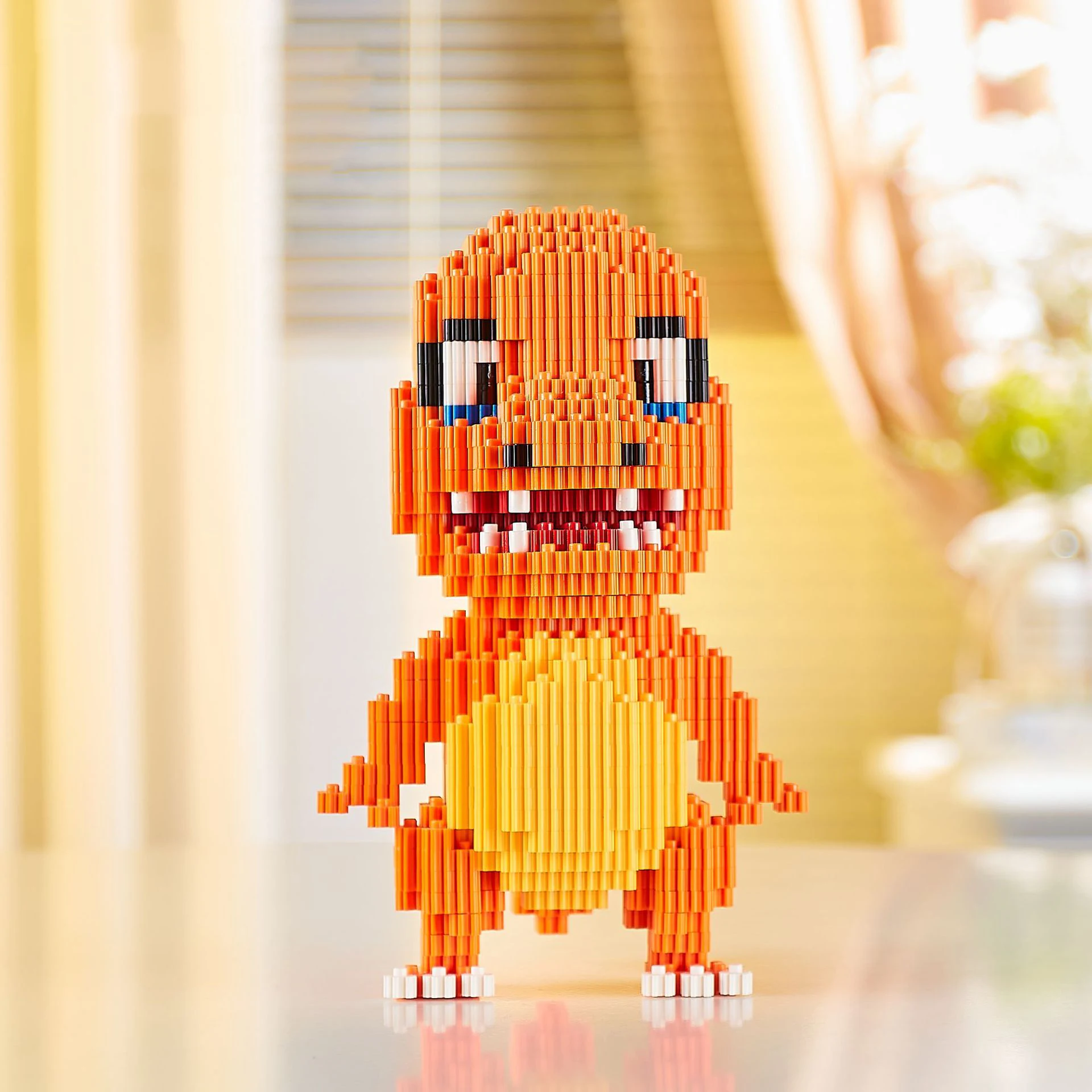 Pokemon blocos de construção mágicos bulbasaur charmander jigglypuff squirtle conexão tijolos figuras brinquedos para presente aniversário