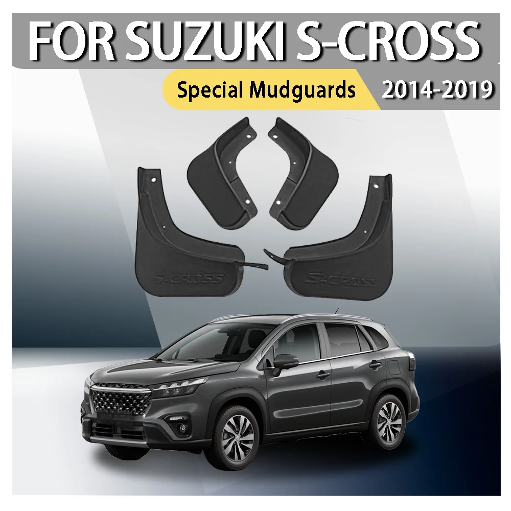 

For Suzuki S-Cross Special Mudguards 2014 2015 2016 2017 2018 2019 Car Decoration Upgrade Accessories Styling ABS Plastic