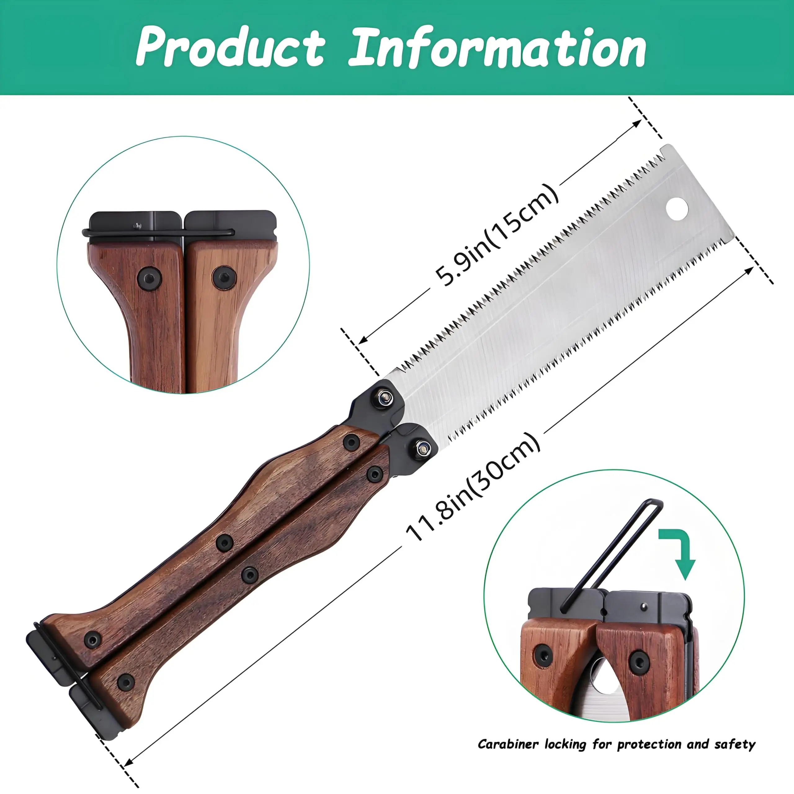 Складная ручная пила, маленькая ручная пила 5,5 дюйма, 11/15TPI, двухсторонняя пила SK5, стальная пила по дереву для деревообработки, кемпинга