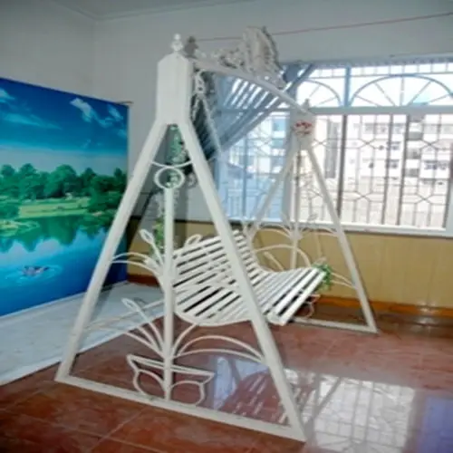 

Iron art, swing, hanging chair, outdoor, balcony, villa, park