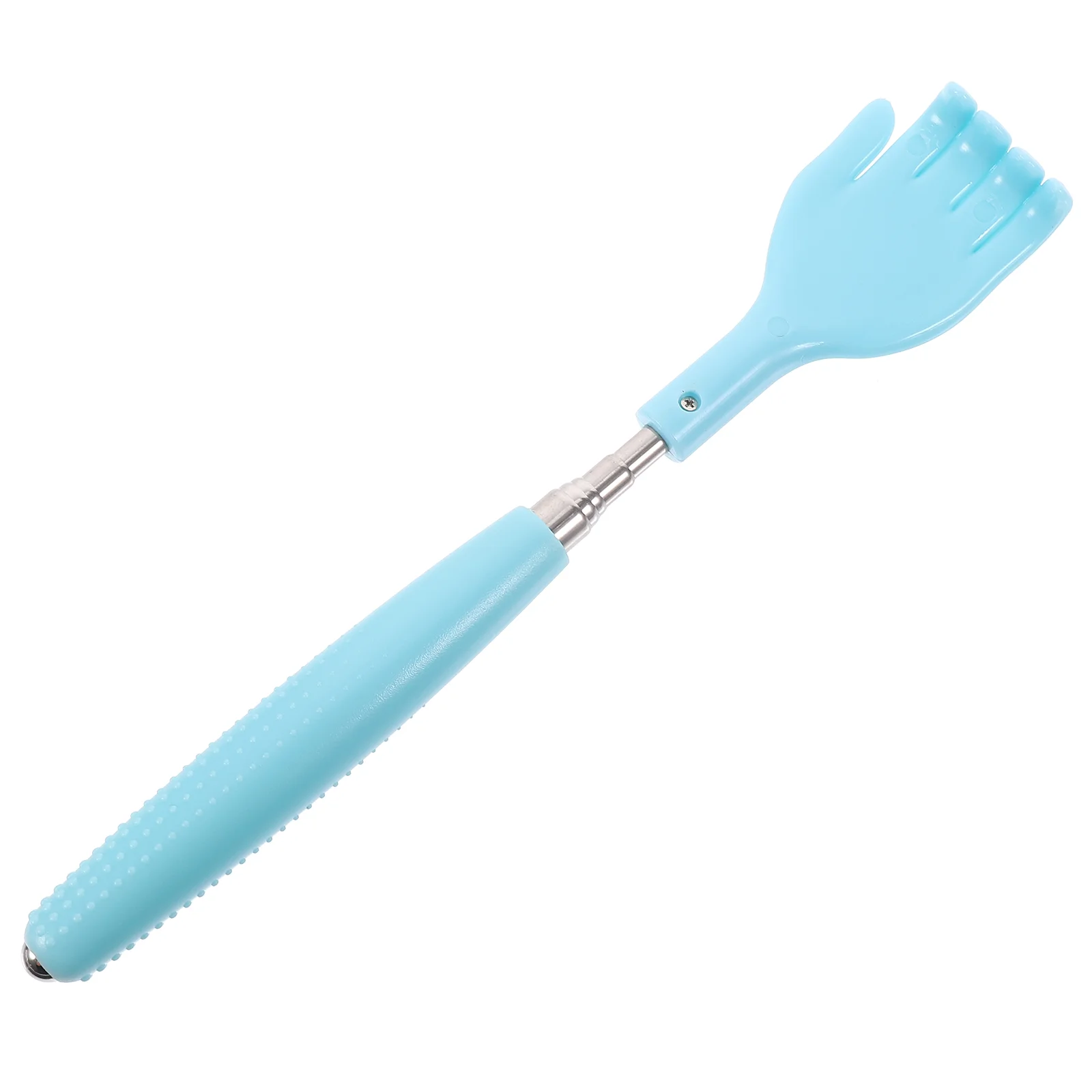 

Body Tickling Massager Telescopic Stainless Steel Back Scratcher Tickler Blue Scrapper