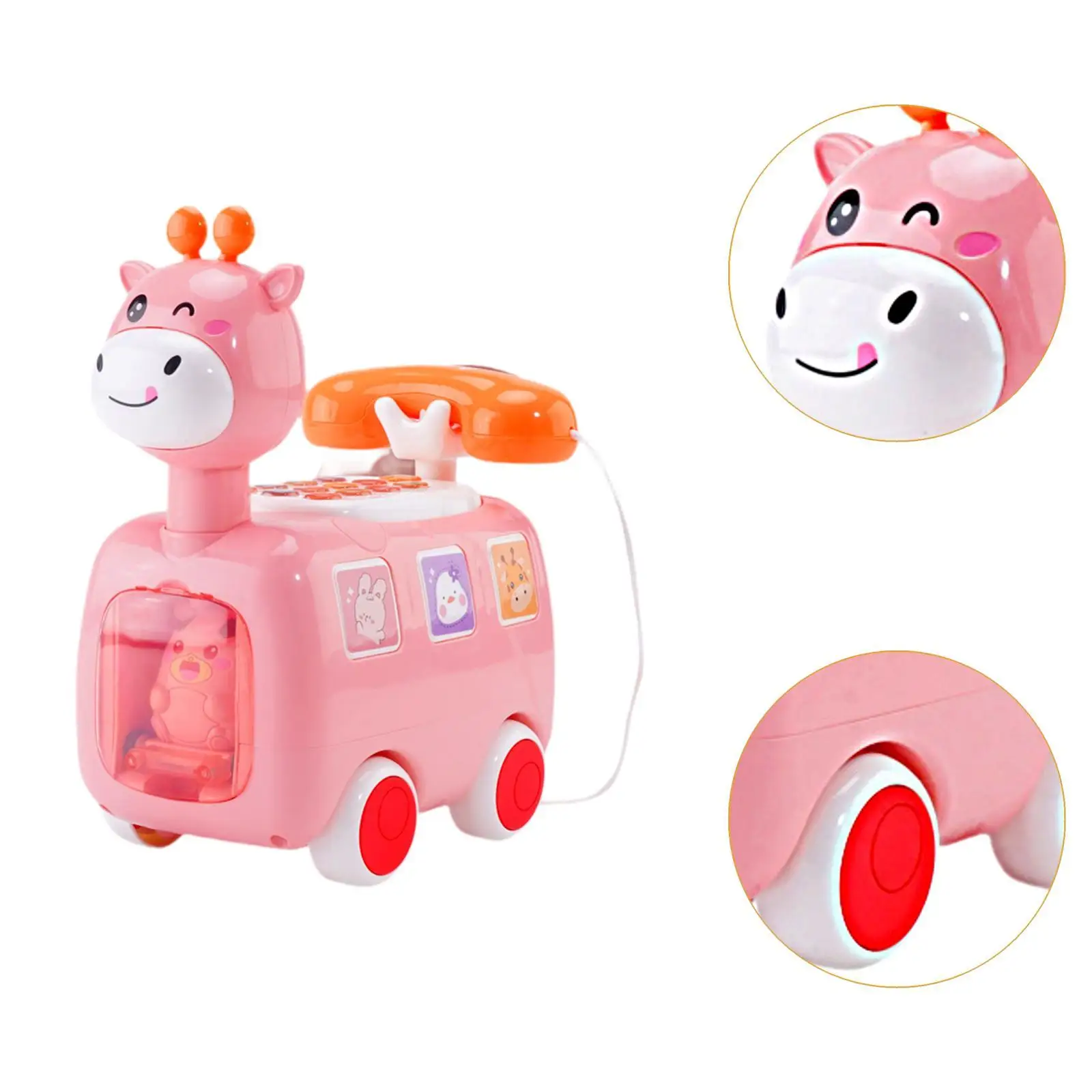 Telephone Toy Multifunction Baby Phone for Educational Gift 18M+ Boy Girl