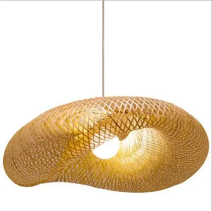 

Best Quality Modern Decoration Chandelier Bamboo Lampshade Pendant Lamp