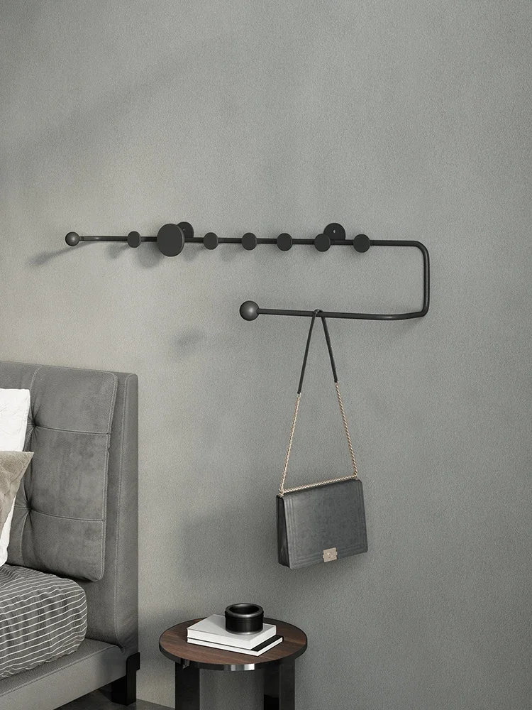 XK Nordic Wall Hanger Home Bedroom  Bag Hanging Rack -Mounted Coat