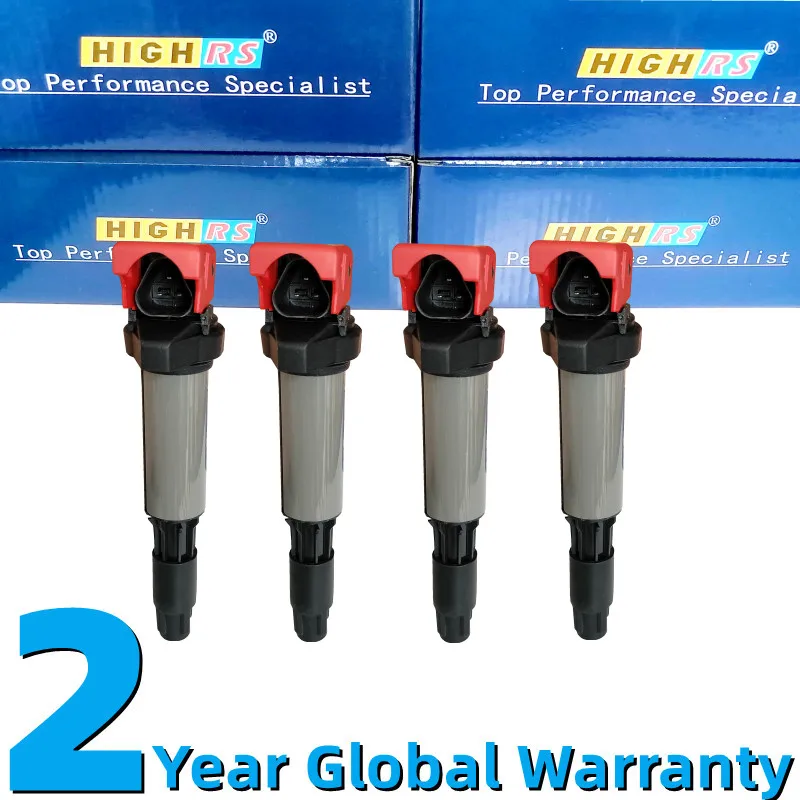 Set of 6 UPGRADE PERFORMANCE ignition coils for BMW E39 E46 E53 E60 E63 2.5L 3.0L 3.2L L6 325i 330i 525i 530i 528i 535i Z4 Z3 X3