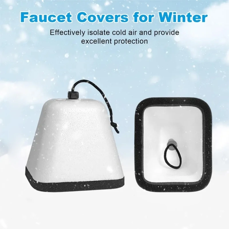 Weather Resistant Insulating Protectors for Outdoor Faucets Cold Climate Foam