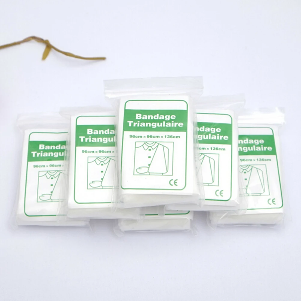 Medical Bandage Triangular First Aid Bandage Fracture Fixation Emergency Bandage 96*96*136 CM