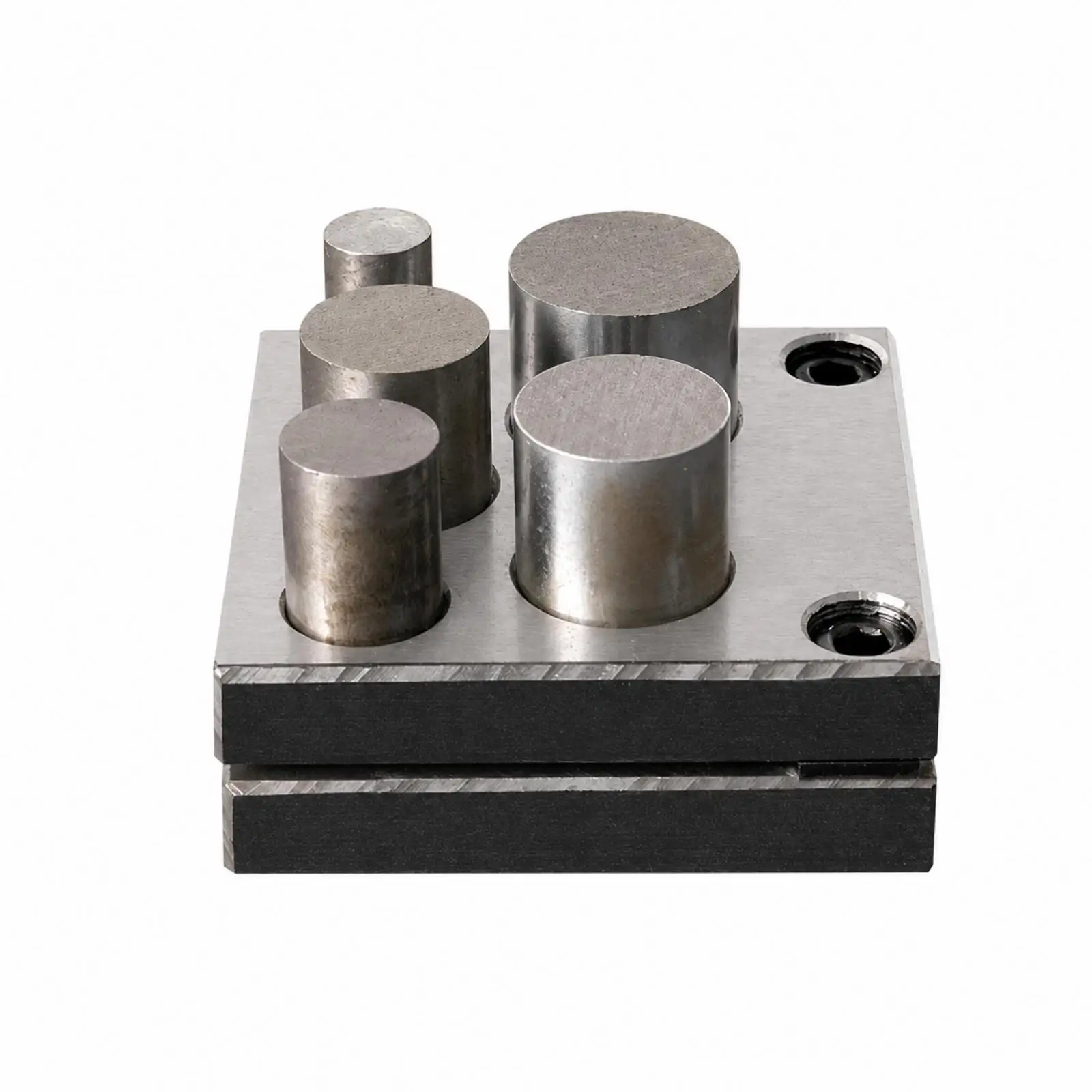 Disc Cutter Hand-Operated Manual Metal Round-Disc Punching Tool Multi-Punch Die Set with Metal Base Sturdy for Hobbyists