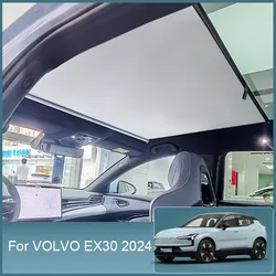 For VOLVO EX30 2024 2025 Car Retractable Sunroof Sunshade Skylight Roof Heat Insulation Shading Auto Interior Accessories