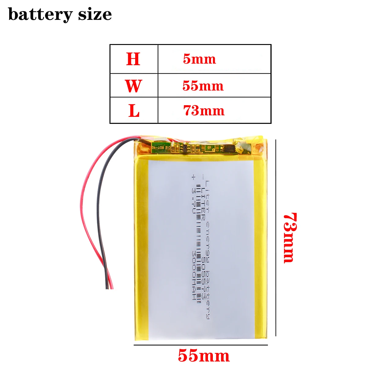 3.7V 3000mAh 505573 505575 Lithium Polymer Li-Po li ion Rechargeable Battery cells For Mp3 MP4 MP5 GPS mobile bluetooth