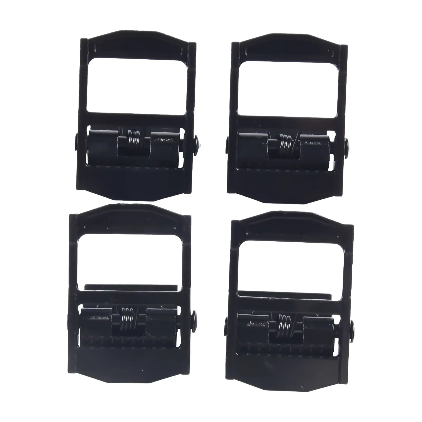 4pcs 25mm Zinc Alloy Buckles For Heavy Duty Tie‑down Cargoes Strap Fixed Tensioner Hand Tools Parts Accessories