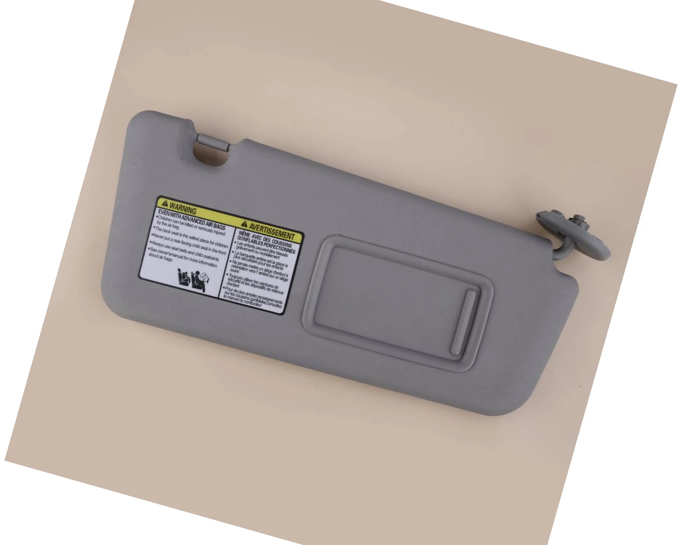 

74310-42370-B0 Grey Interior Right Sun Visor Sunshade Plastic Fit for Toyota RAV4 2004-2005