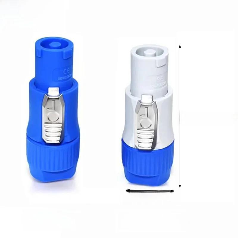 Adea 10pcs 3pin Powercon Xlr Connector 20a Power Plug Socket Nac3fca Nac3mpa Nac3fcb Male Adapter Stage Light Led Screen