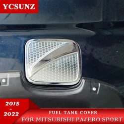 ABS Fuel Tank Cover For Mitsubishi Pajero Sport 2015 2016 2017 2018 2019 2020 2021 2022 Car Exterior Accessories