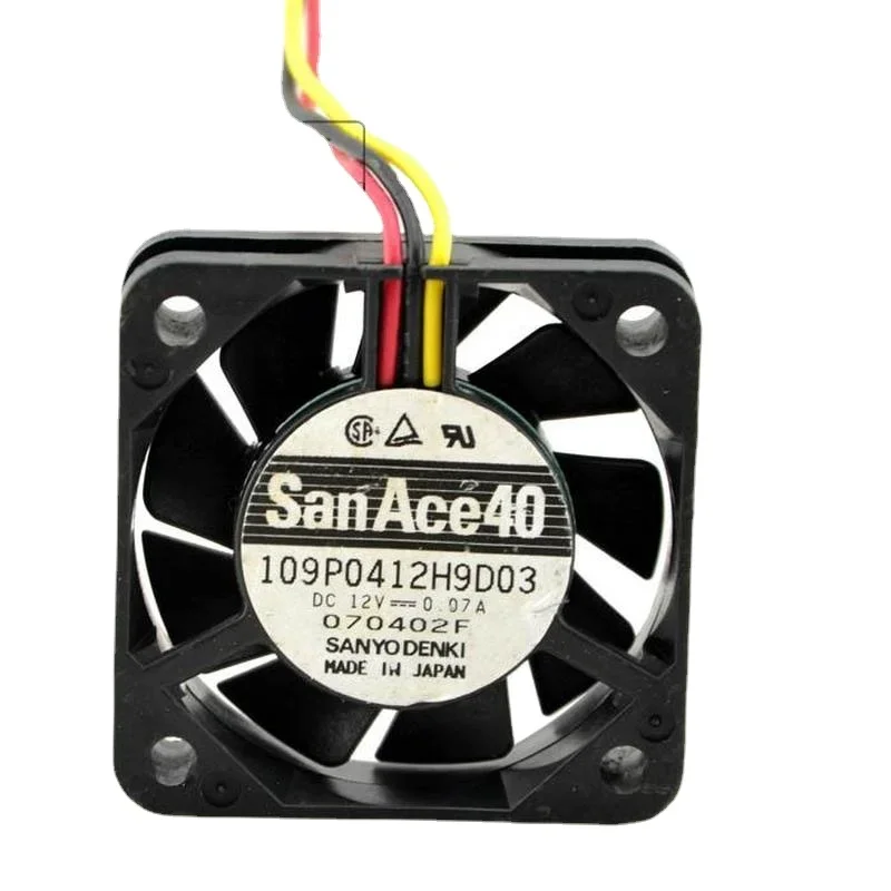 

New Fan For Sanyo 109P0412H9D03 4 Cm 4010 12V 0.07A Double Ball Silent Fan 40x40x10mm