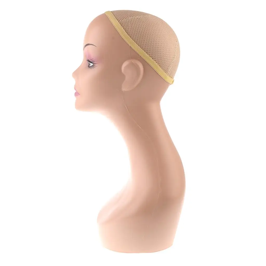 

Female Mannequin Head with Shoulders ABS Neck Bust for Clothing Sewing Hat Scarf Display and Boutique