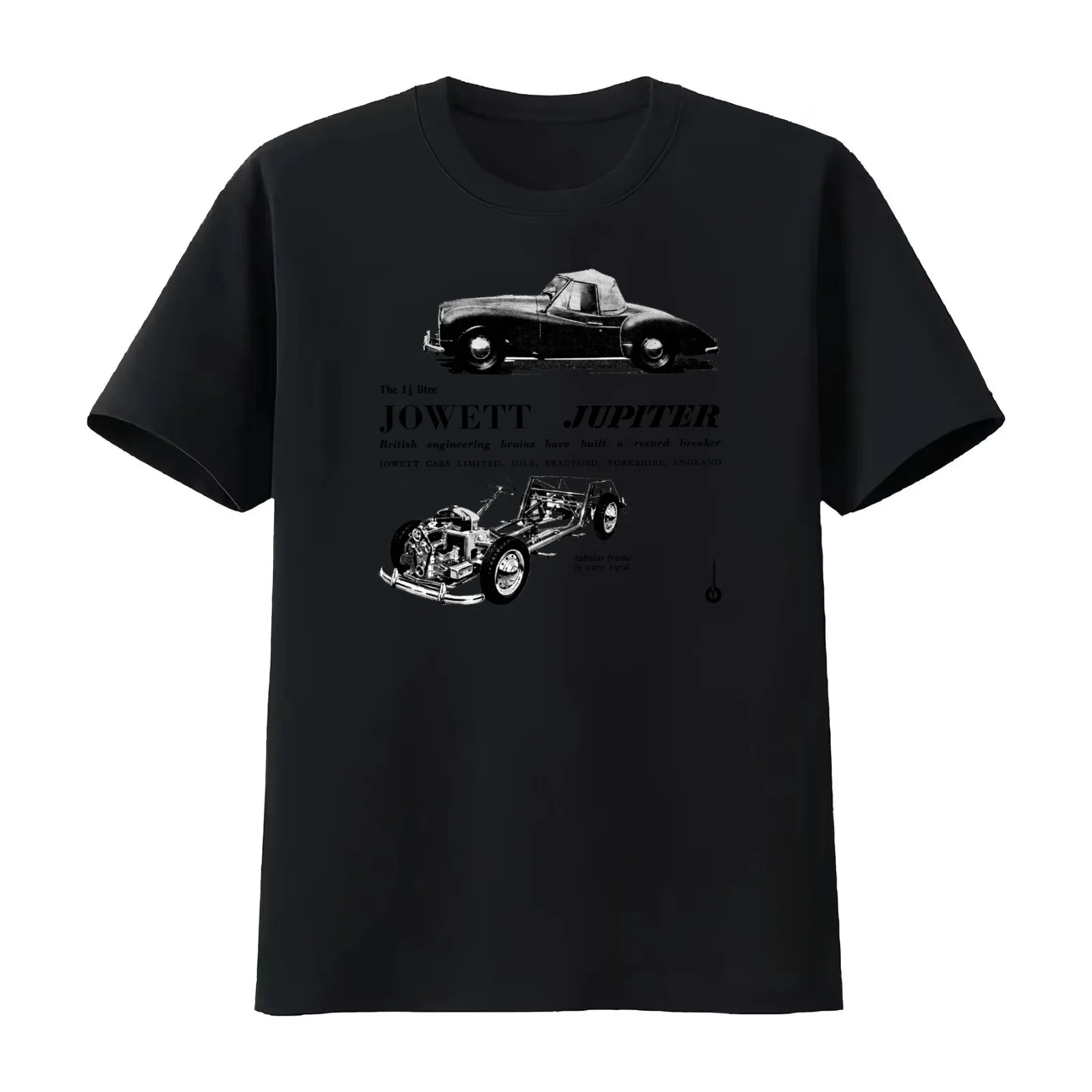 JOWETT JUPITER T-Shirt Summer Casual Cotton Tee Oversized Streetwear Tops Vintage Graphic Print Loose Fit Short Sleeve